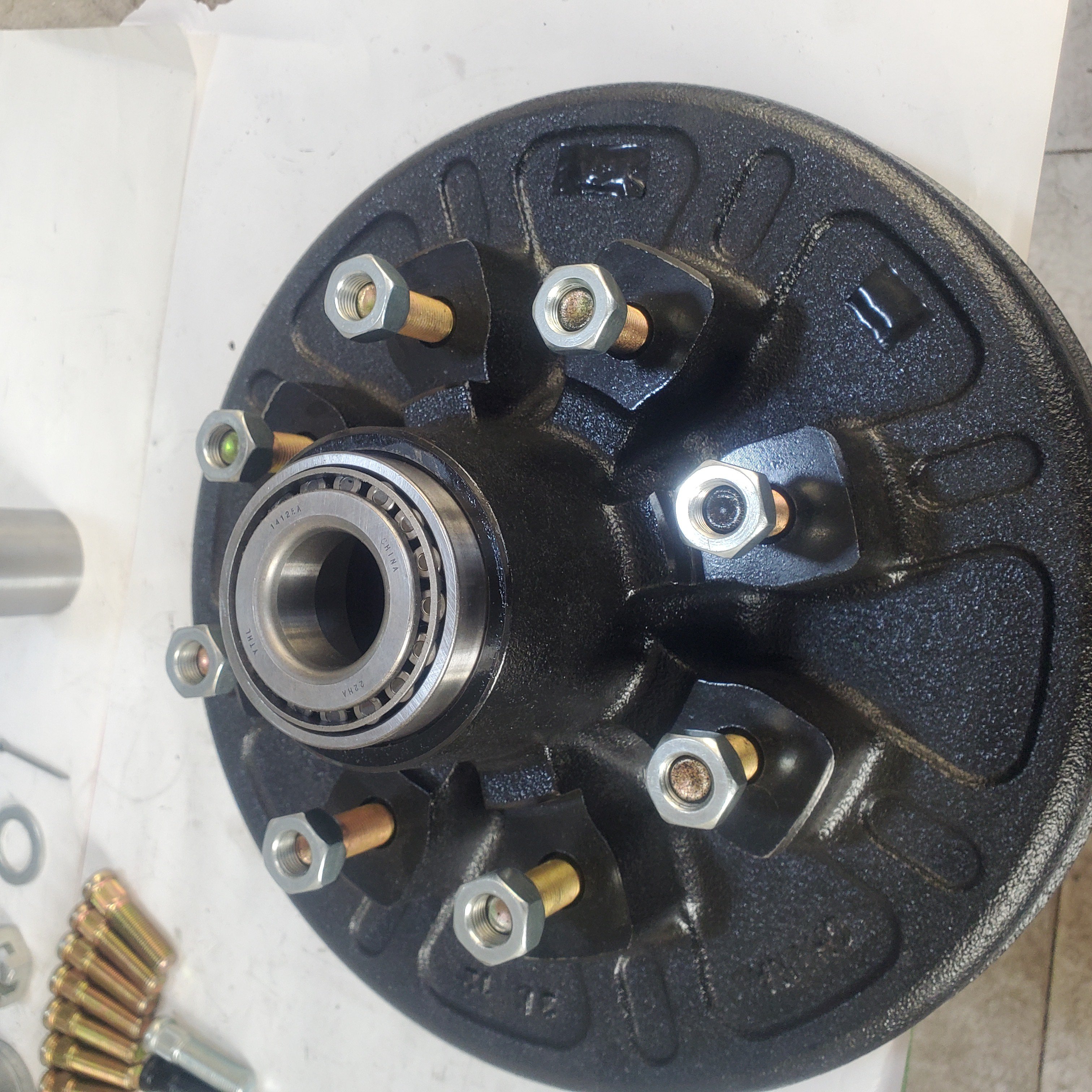 Manufacturer of 7k Lbs 12 Inch Rv Trailer Brake Hub and Drum 12' Electric Drum Brake Assembly With1/2-20 Stud